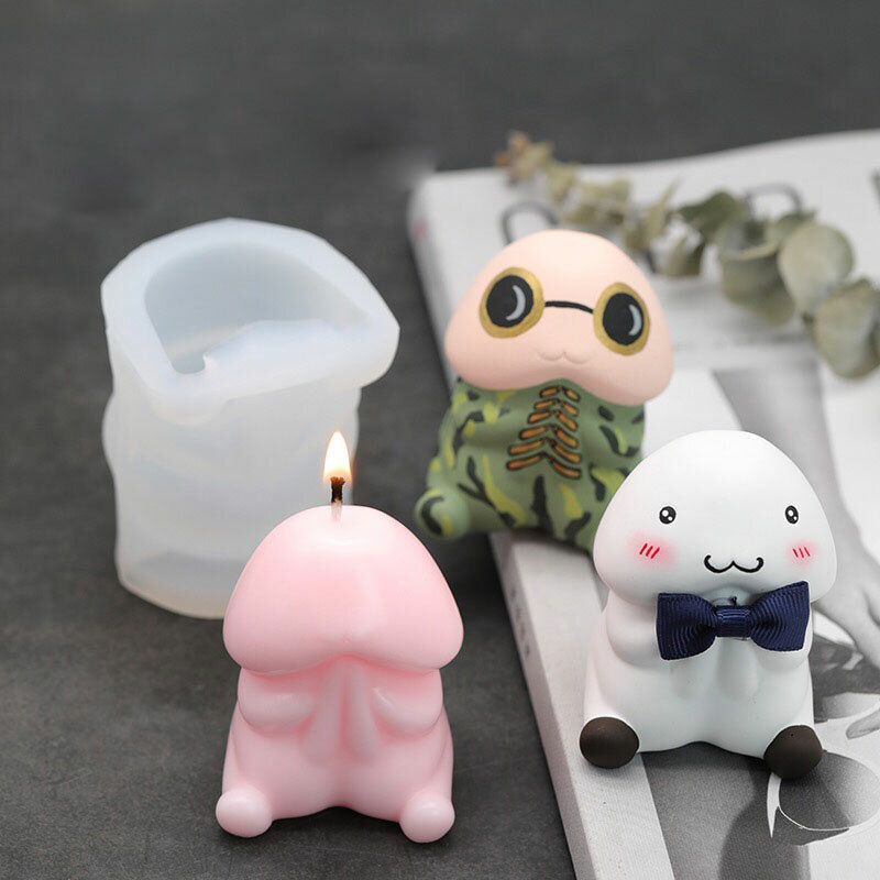 아트 바디 촛불 금형 귀여운 여성 향수 촛불 실리콘 금형 향기 촛불 만들기 왁스 금형
