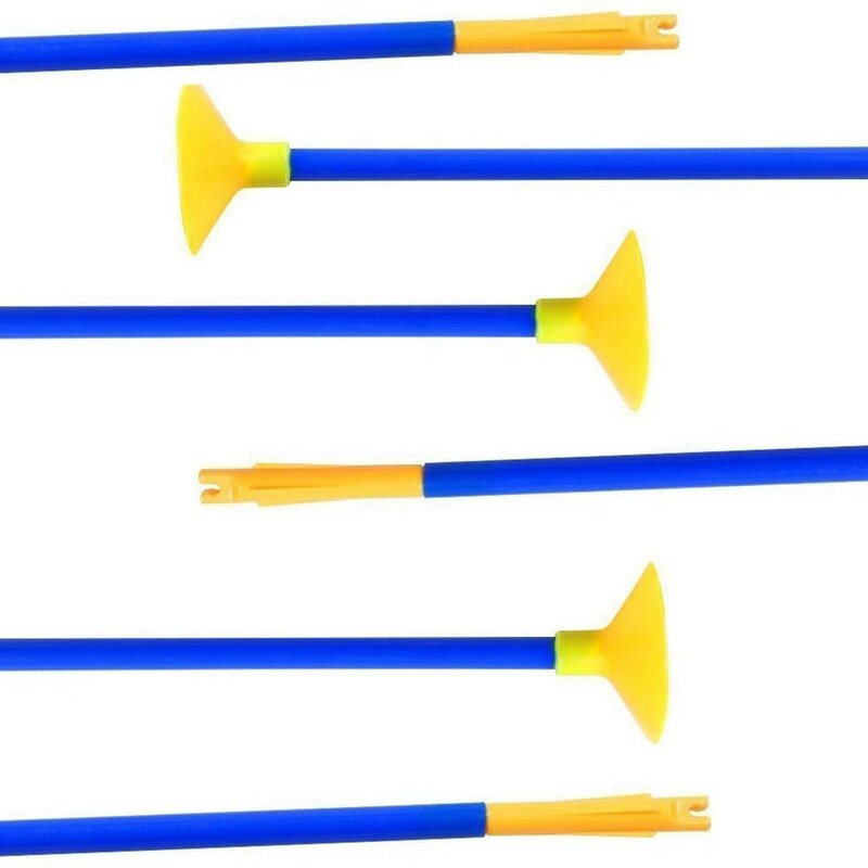 12 pçs 52cm tiro com arco otário setas para a juventude crianças iniciante ao ar livre prática de caça flechas arco