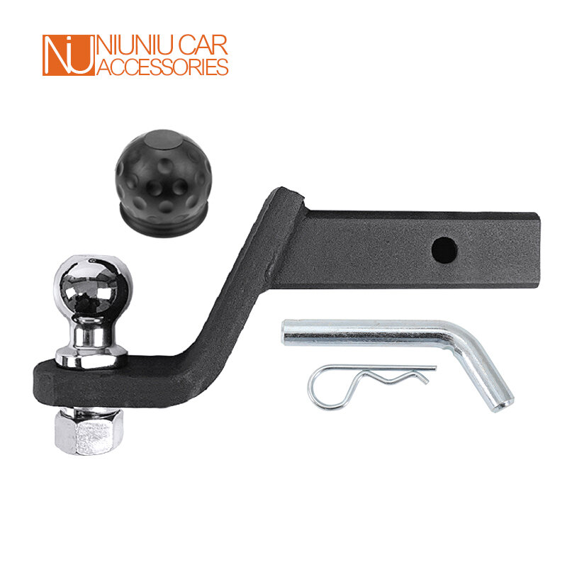 4 Inch Drop Tow Bar W/50Mm 2Inch Bal Cover Mount Tong Hitch Trailer Auto Rv Boot onderdelen Accessoires