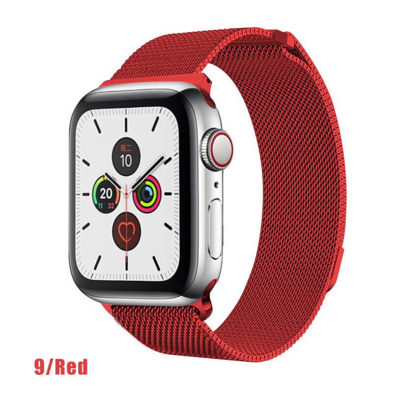 Milanese Loop Strap for Apple Watch Band 40mm 44mm 42mm 38mm Stainless Steel Bracelet iwatch Series 5 4 3 2 1 Accessories