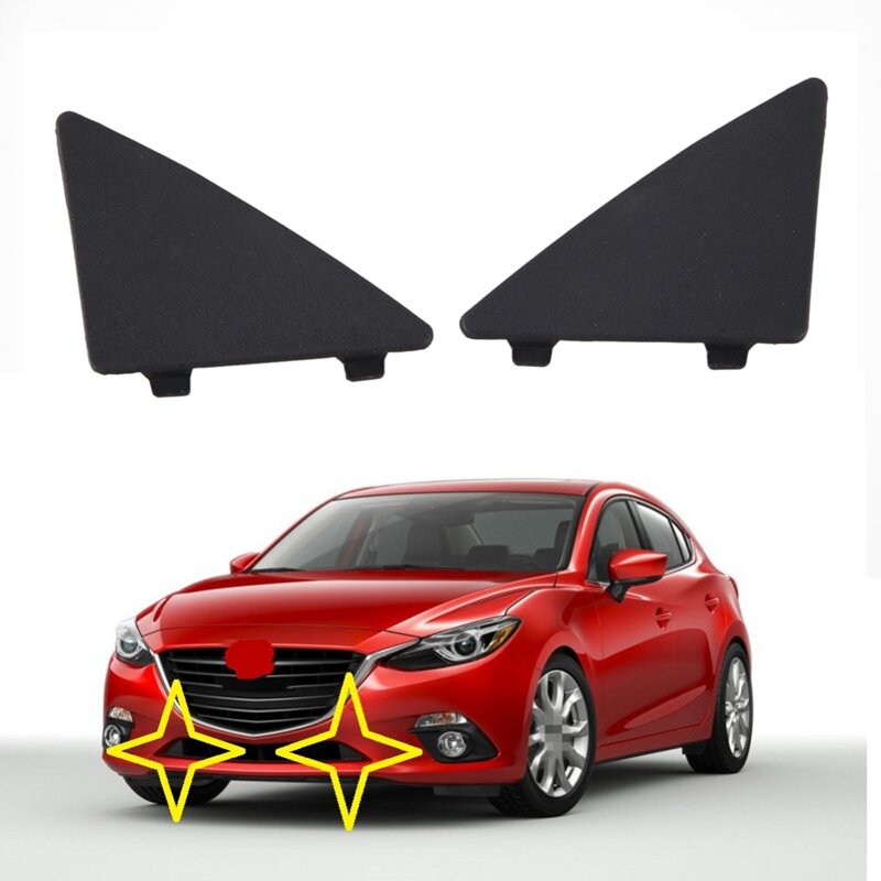 Cubierta embellecedora para parachoques delantero de coche, tapa embellecedora para Mazda 3 Axela 2014-2017 BHN1-50-101, BHN1-50-102