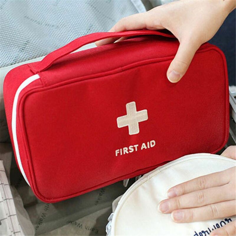 Heißer Reisen First Aid Kit Tasche Hause Notfall Medizinische Überleben Rettungs Box Tragbare medizin tasche Bolsa de medicina portátil
