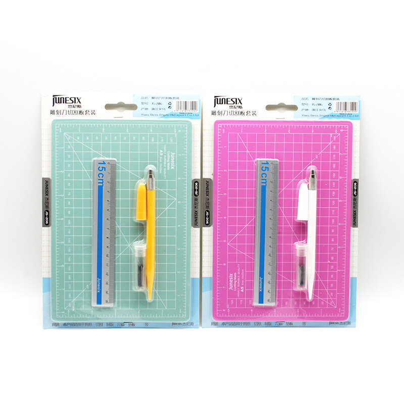 Kawaii 22CM A5 Schneiden Pad Carving Messer Set Für Aufkleber Und Washi Tapes Cutter Pads Journal Werkzeuge Schreibwaren Liefert