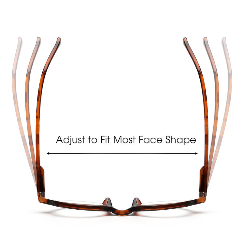 JM-gafas de lectura redondas con bisagra de resorte para hombres y mujeres, lupa para dioptrías, gafas para presbicia, 4 unids/set