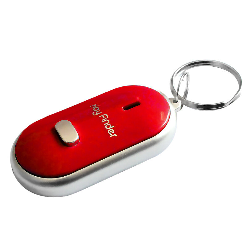 LED Key Finder Locator Find Lost Keys Chain Keychain Whistle Sound Control Locator Keychain Accessories DJA88
