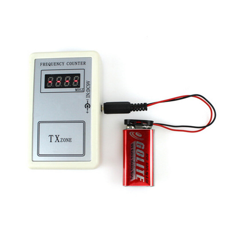 Medidor de frecuencia inalámbrico con Control remoto manual, probador de contador de 250-450MHZ para llave automática de coche, Detector de Control remoto, Cable de alimentación