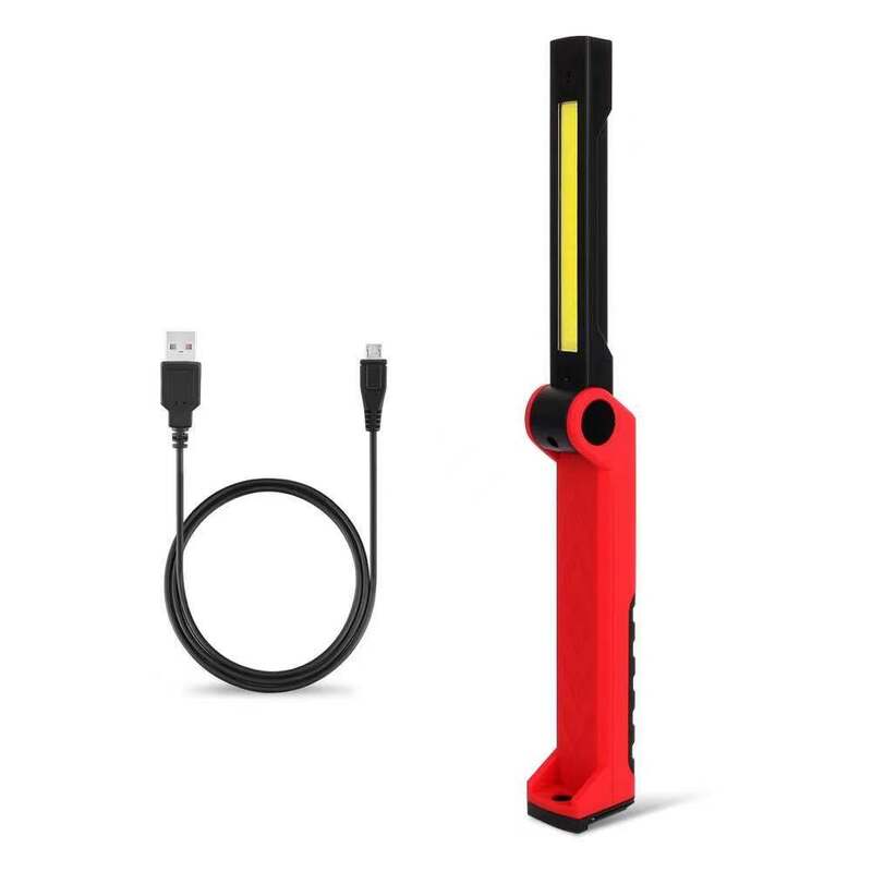 منتج جديد COB للطي ضوء العمل USB مصباح العمل القابل لإعادة الشحن تدوير التفتيش ضوء التخييم ضوء الطوارئ