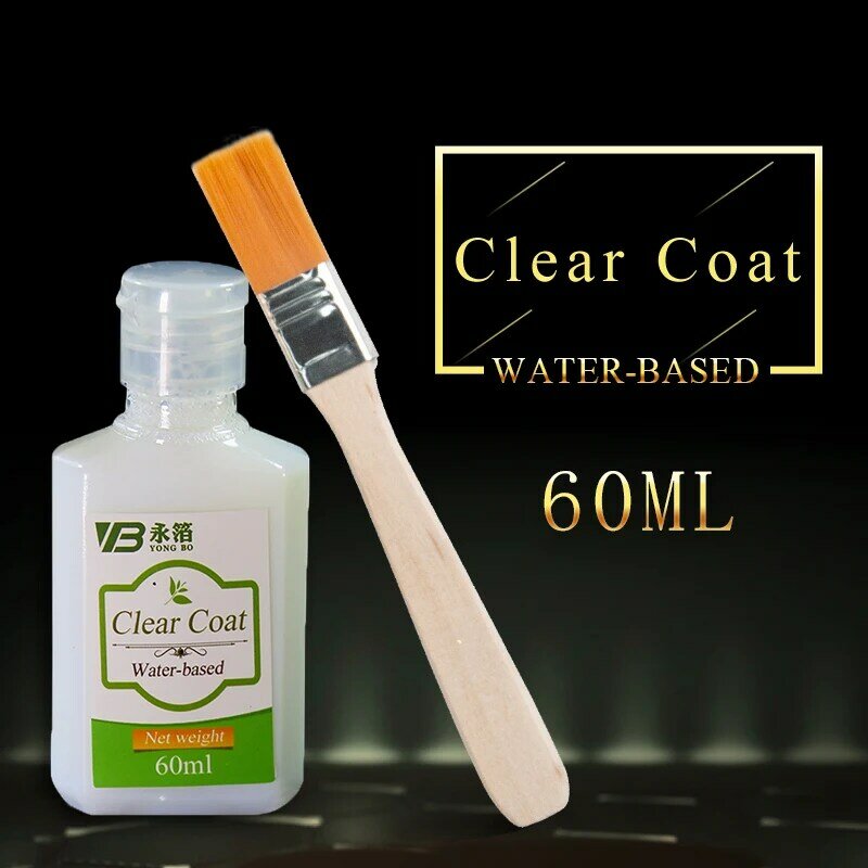 60ml Water-based Clear Coat  Clear Varnish Gold Leaf Protection Dilute the Pearl Powder and Glitter Powder Free Shipping