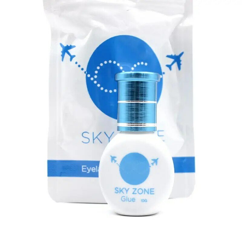 Profissional Lash Glue para Extensões de Cílios, Sky Zone Glue, Fast Dry, Coréia Original, Last Over 6 Weeks, 5ml