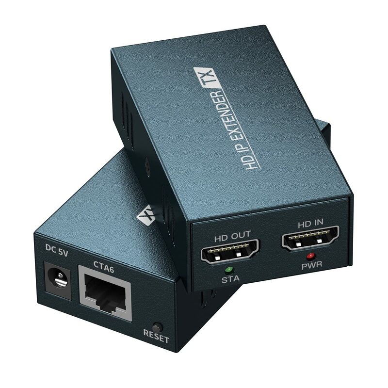 TLT-ANK 1080P @ 60 Гц 200 м HDMI видео удлинитель через IP поддержка одного передатчика ко многим приемниками