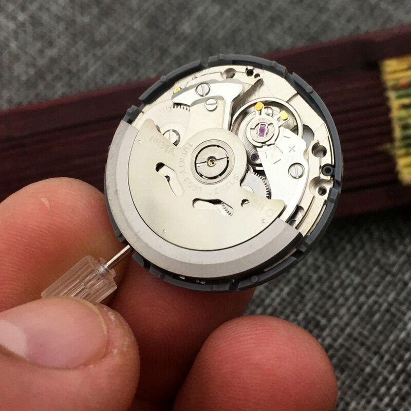 Montre-bracelet mécanique automatique, réglage du jour et de la date, mouvement, NH36
