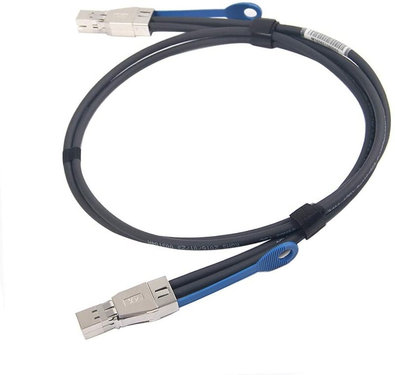 12G External Mini SAS HD SFF-8644 to SFF-8644 Cable, 2-m(6.6ft)