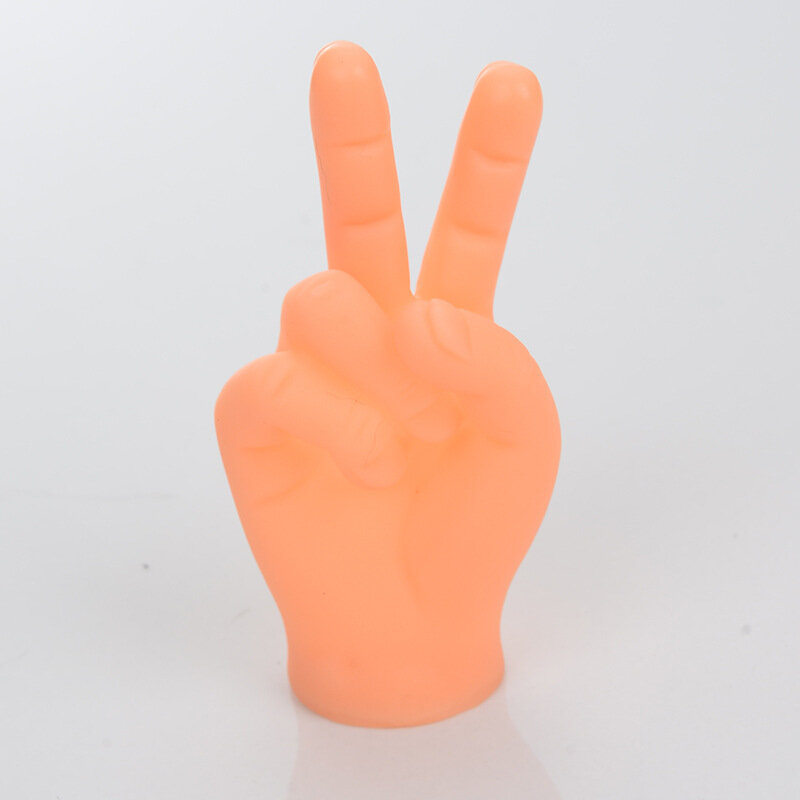 Funny Pussy Gloves Little Finger Set Funny Little Hand Simulation Palm Five Finger Model Creative Tightening Toy