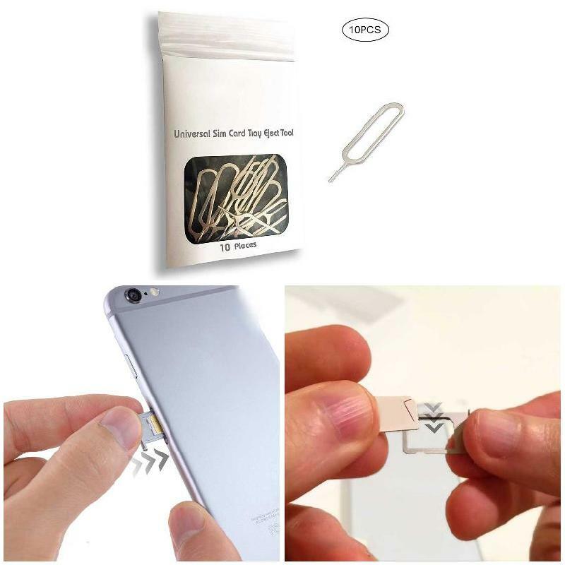 슬림 SIM 카드 트레이 핀 배출 제거 도구 바늘 오프너, 대부분의 스마트폰 JAN88, 10 개