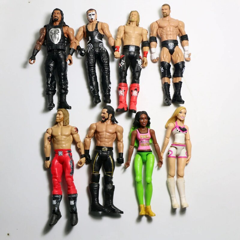 New Arrival 16-18cm High Classic Toy Occupation Wrestling Gladiators Wrestler man woman Action Figure Toys Multiple Styles 5.0