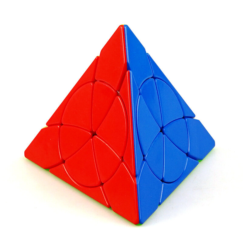 Yongjun Yulong płatek piramida liść magiczna kostka Jinzita Pofessional triangle YJ Neo cubo magico speed zabawki edukacyjne dla dzieci