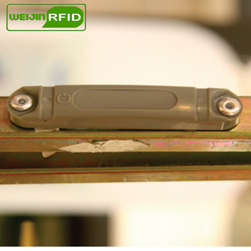Tag RFID UHF in metallo omni-ID EXO600 915m 868mhz Impinj Monza4QT 10pcs liberano il trasporto durevole ABS smart card RFID passivo tag