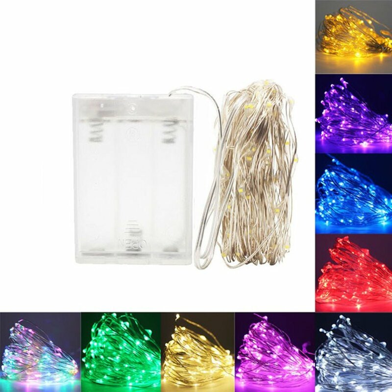 2m/3m/5m Fairy String Lights Battery Operated Christmas Light LED Fairy Lights 2022 New Year Party Decoration Xmas Ornament