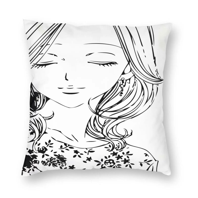 Эй Бана высокое качество Ai Yazawa аниме чехол для диванной подушки автомобиль домашний декор наволочка для подушки Чехол для подушки с мандало...