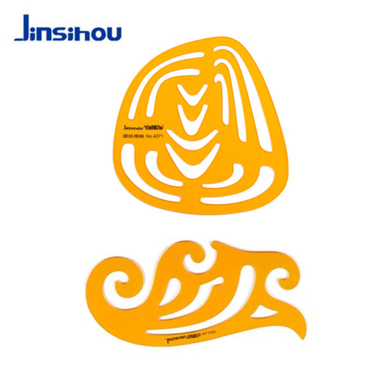 Jinsihou круговая овальная линейка прочная к Смола чертеж дизайн мебели архитектурный шаблон чертёжная линейка шаблон измерительная линейка
