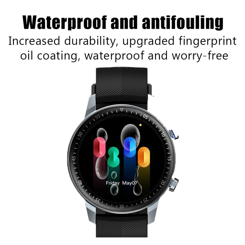 3D Soft Fibre Glass Protective Film Cover For ZTE Watch GT Full Screen Protector Case for  ZTE Watch GT SmartWatch Accessories