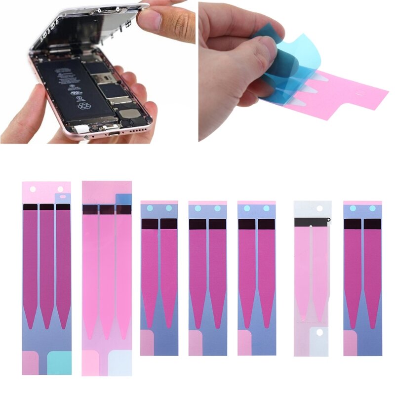 Cinta adhesiva de repuesto para batería de móvil, cinta adhesiva para iPhone 5/ 5S/ 6S/ 7/7Plus