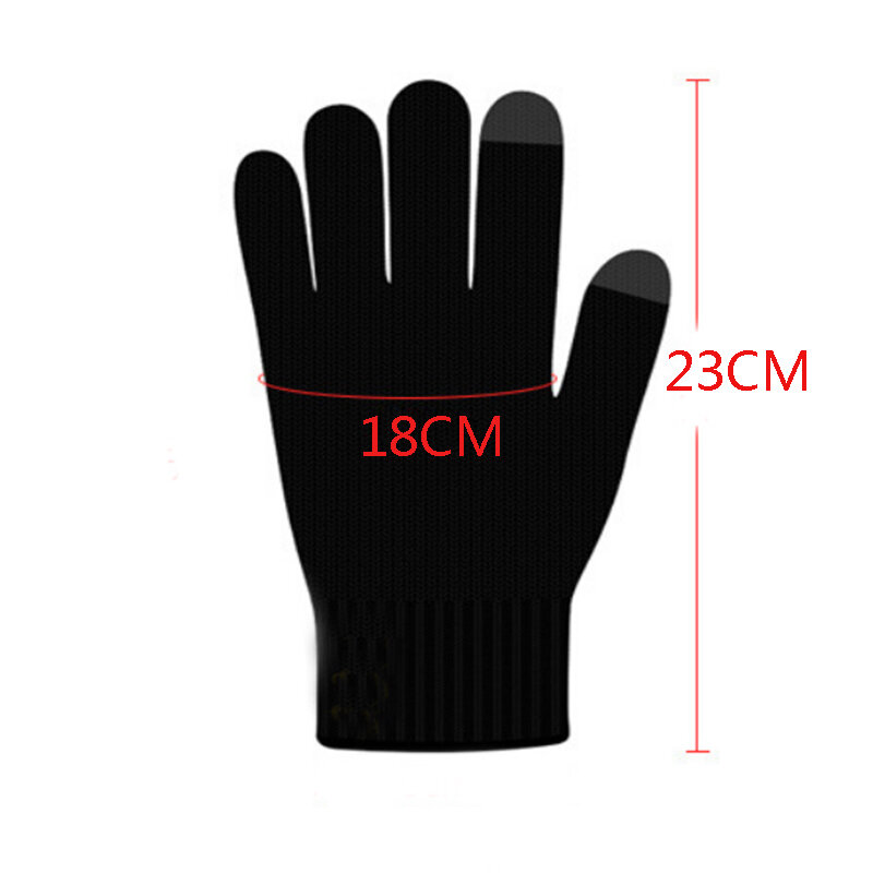 Women Winter Thin Section Keep Warm Touch Screen Gloves Cashmere Blend Windproof Cycling Female Heart Female Gloves