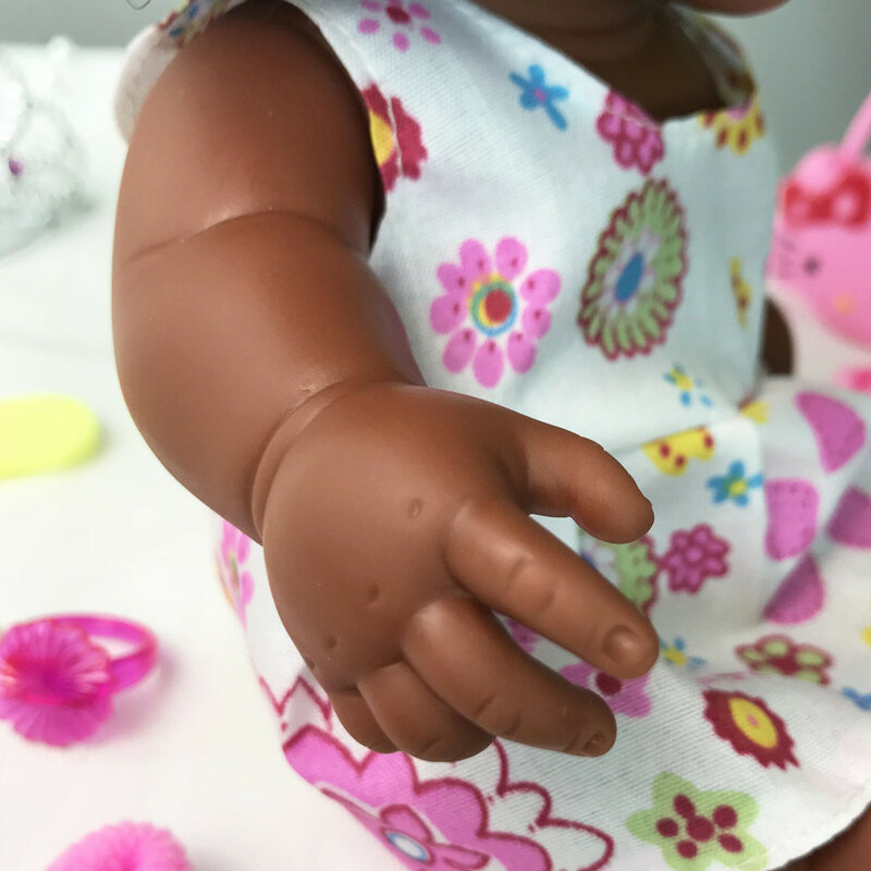 Mode Baby Explosieve Hoofd Afrikaanse Pop Speelgoed Kinderen Dag Hot Koop Best Gift Beweegbare Gezamenlijke Plastic 10Inch Pop educatief Speelgoed