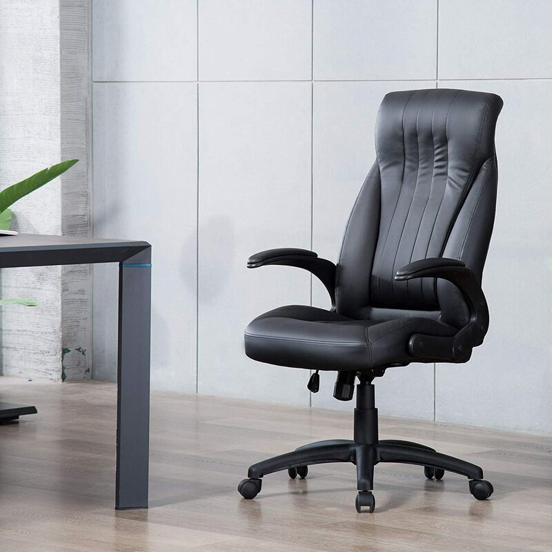 Chaise de bureau chaise exécutive chaise de bureau ergonomique avec hauteur réglable stable rotation de chaise robuste