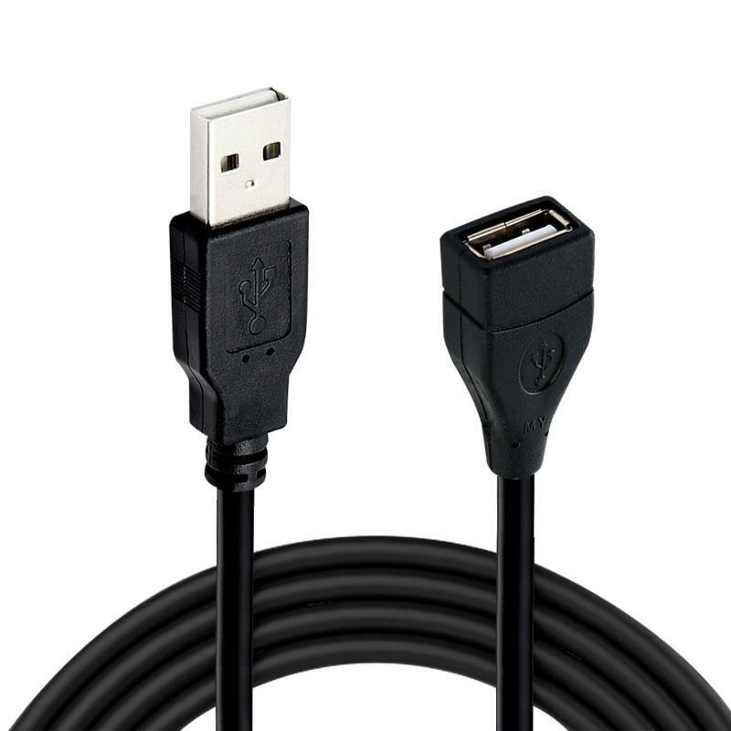 USB 2.0 Cable Extension Cable 0.6m/1m/1.5m Wired Data Transmission Line Ultra-High-Speed Display Projector Data Extension Cable
