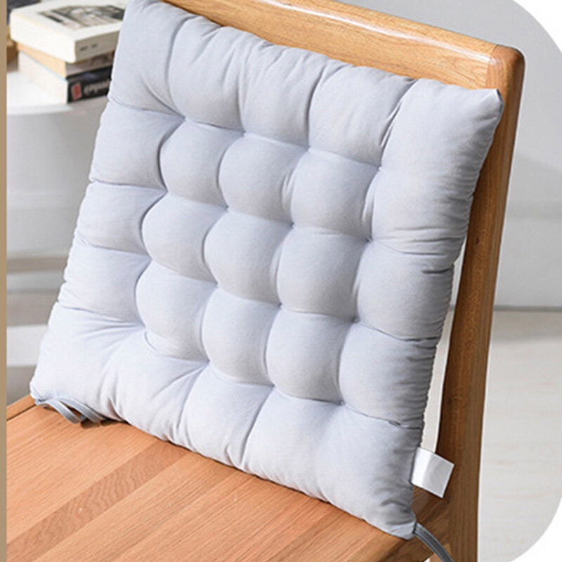 Poduszki na krzesła poduszka podłogowa poduszka zagęścić Tatami krzesło do jadalni poduszki Solid Color Home dekoracyjne poduszki do siedzenia Sofa nowość
