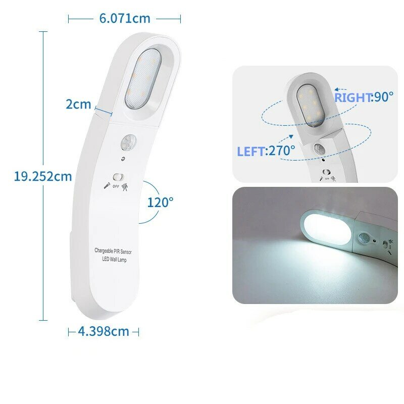 جديد الذكية الأثاث USB جسم الإنسان التعريفي ليلة ضوء غريب ضوء التحكم مصباح كابينة هدية الإبداعية ضوء السرير