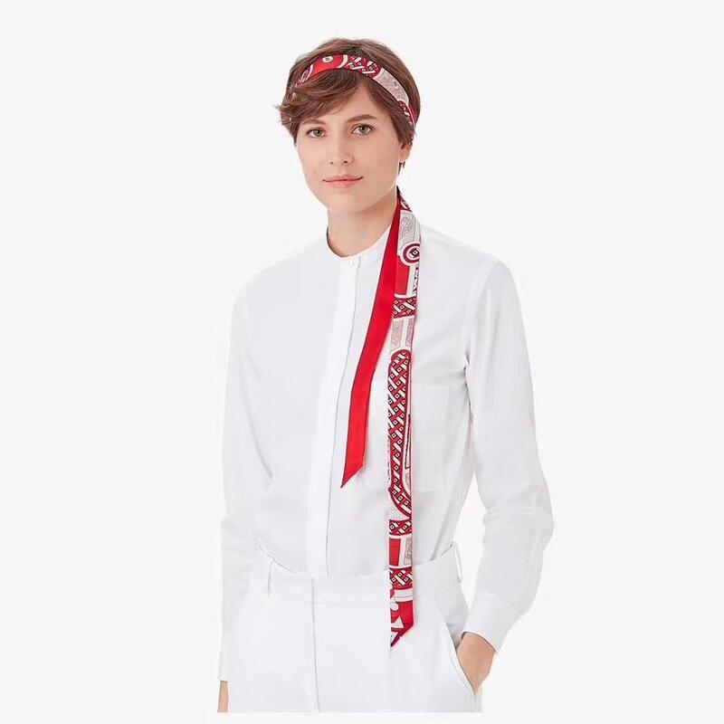 200cm New Brand Long Women Scarf Fashion Female Belt Skinny Head Scarves For Ladies Silk Scarf Tie Bag Ribbons