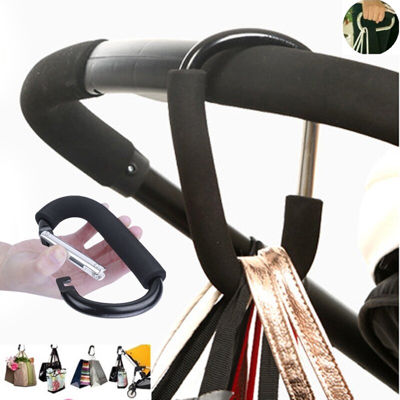 7 kolorów akcesoria dla wózków dziecięcych hak wózek organizator zakupy haki wózek wieszak dla dziecka samochód Buggy Accessoire Poussette