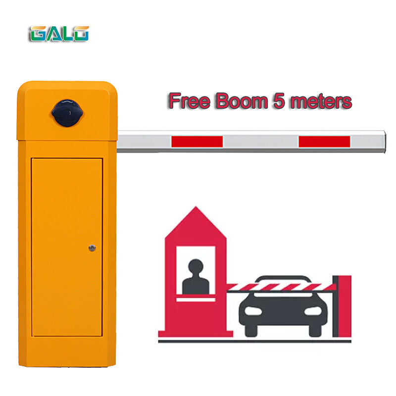 1. Puerta de barrera de pluma automática de alta velocidad, 5s, adecuada para estaciones de toll de carretera