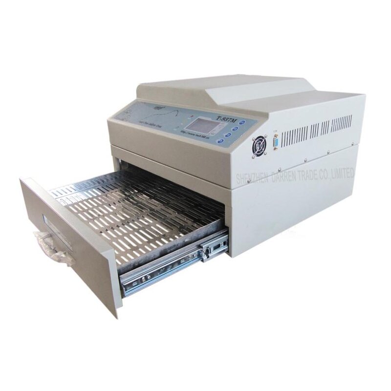 1pc New Arrival PUHUI T-937M Reflow Oven T937M Lead-free Reflow Solder Oven BGA SMD SMT Rework Sation T 937M Reflow Wave Oven
