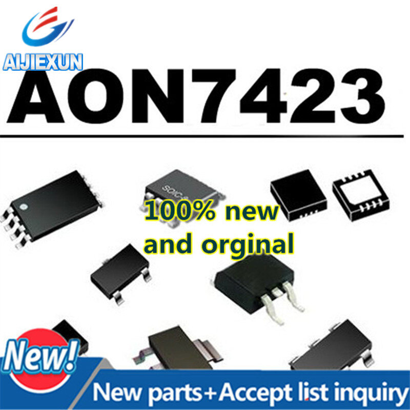 DFN MOS 20V p-channel MOSFET, 10 pièces, nouveau et original, grand stock, AON7423 A0N7423, 100%