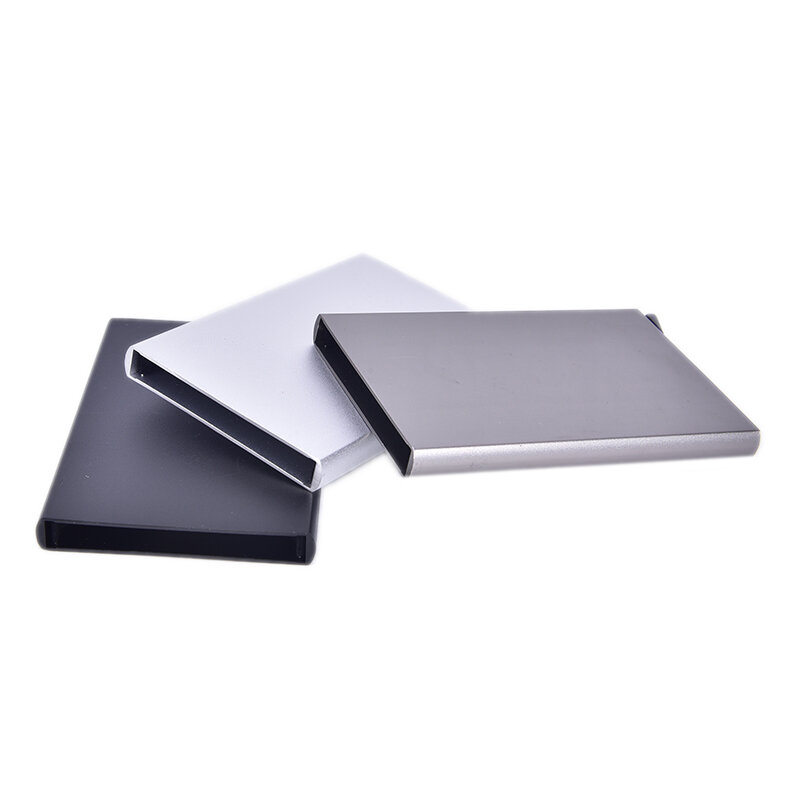Sac métal femmes hommes affaires porte-carte créatif support en aluminium boîte en métal hommes crédit porte-cartes professionnelles portefeuille