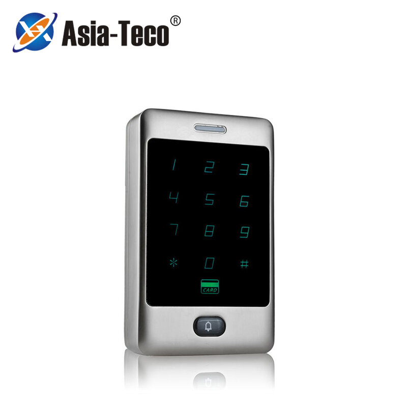 Standalone Access Control System RFID Keypad Metal Touch Waterproof IP65 Door Lock Security System