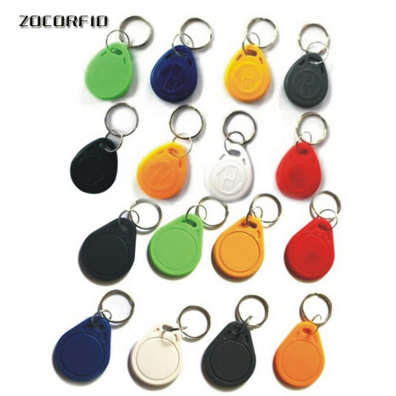 Rfid Ic Keyfobs 13.56 Mhz Sleutelhangers Nfc Key Tags ISO14443A Mf 1K Token Tag Voor Smart Toegangscontrole Systeem