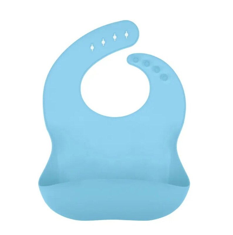 Babero de silicona resistente al agua para bebé, babero ajustable para recién nacido, paño para eructar, accesorio de alimentación para bebé