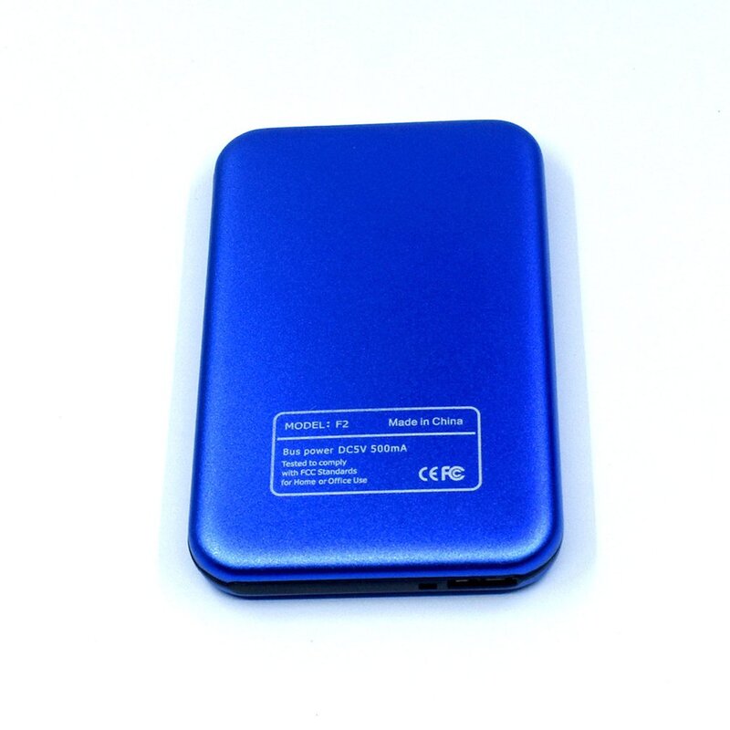 Disco rigido portatile da 2.5 pollici STATA a USB 3.0 disco rigido esterno da 2TB memoria Flash ad alta velocità Hard-dish Blue