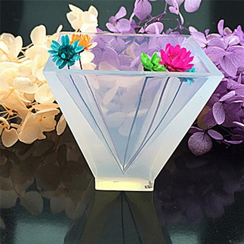 Pyramid Shape Silicone Mold Jewelry Making DIY Resin Casting Epoxy Craft Mould Crystal epoxy silicone mold DIY handmade jewelry