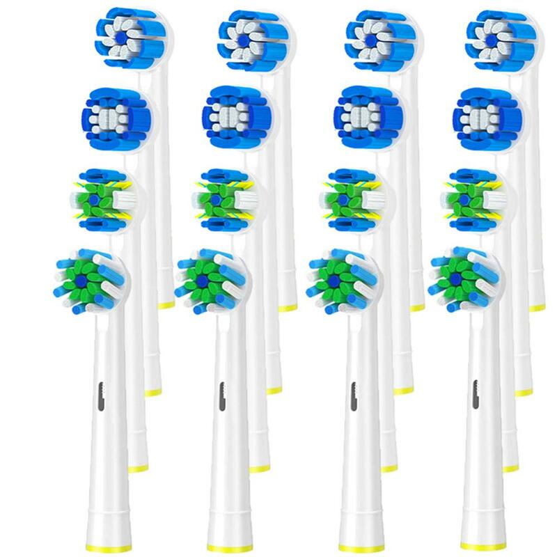 4PCS Sensitive Gum Care Toothbrush Heads For Oral B Braun Toothbrush Head Advance Power/Pro Health/Triumph/3D Excel