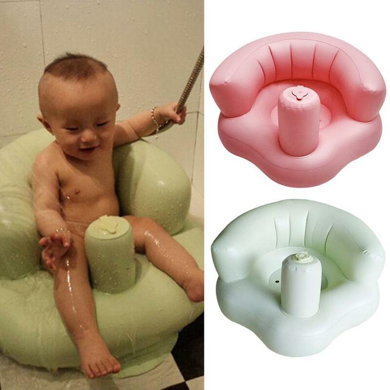 Sofá do bebê inflável crianças crianças crianças aprender tamborete cadeira de treinamento cadeira de banho cadeira segura