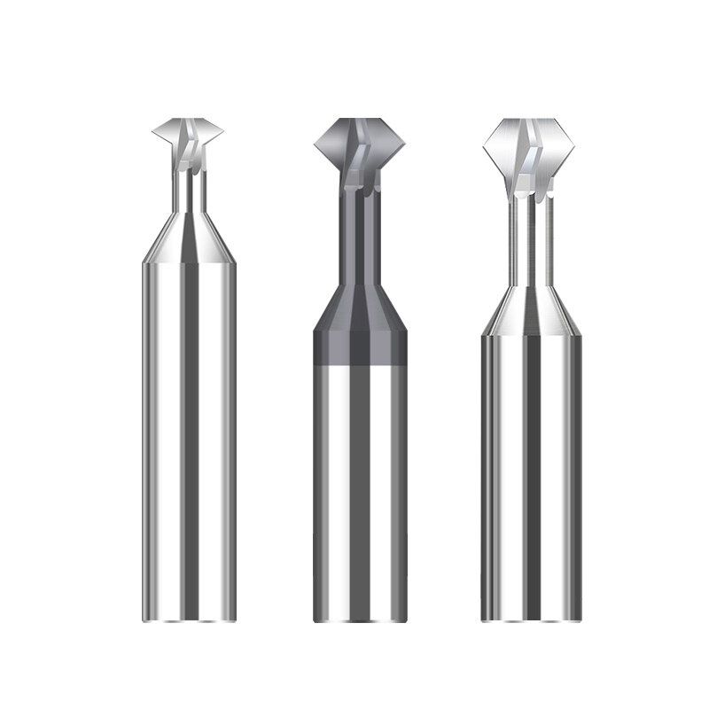 Carbide Tungsten Steel Chamfering Cutter 60 120 90 Degree Up And Down Double-sided Machining Coated Milling Cutter Chamfer Tools