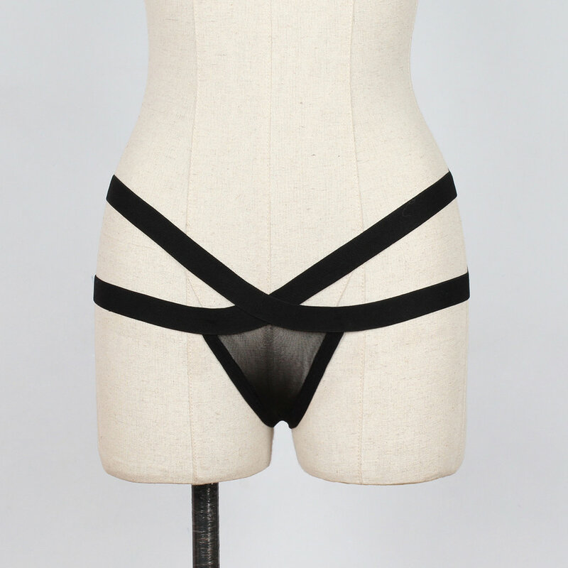 String bandage Sexy pour femmes, culotte en maille, sous-vêtements sans couture