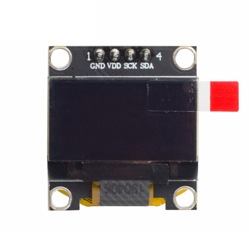 Amarelo-azul cor dupla branco 128x64 oled lcd display led módulo para arduino 0.96 "i2c iic se comunicar