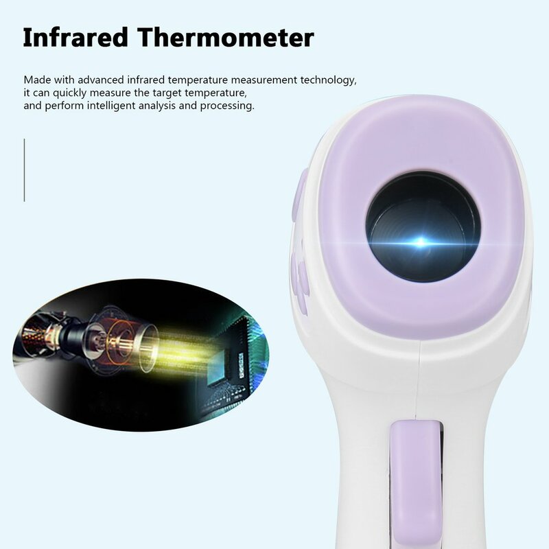 In Stock! Non-Contact Infrared Human Body Thermometer Home Hand-Held Digital Thermometer Temperature Measurement Meter Hot Sales