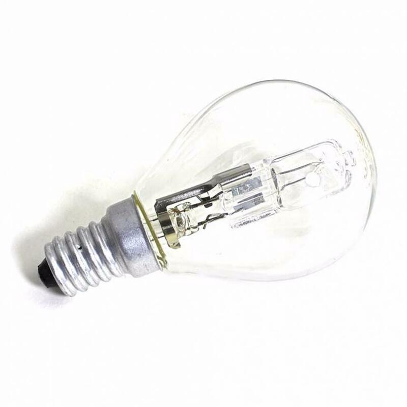 Bombilla halógena para lámpara de horno de 40W, Bombilla de resistencia a altas temperaturas, E14, P45, luz de tornillo